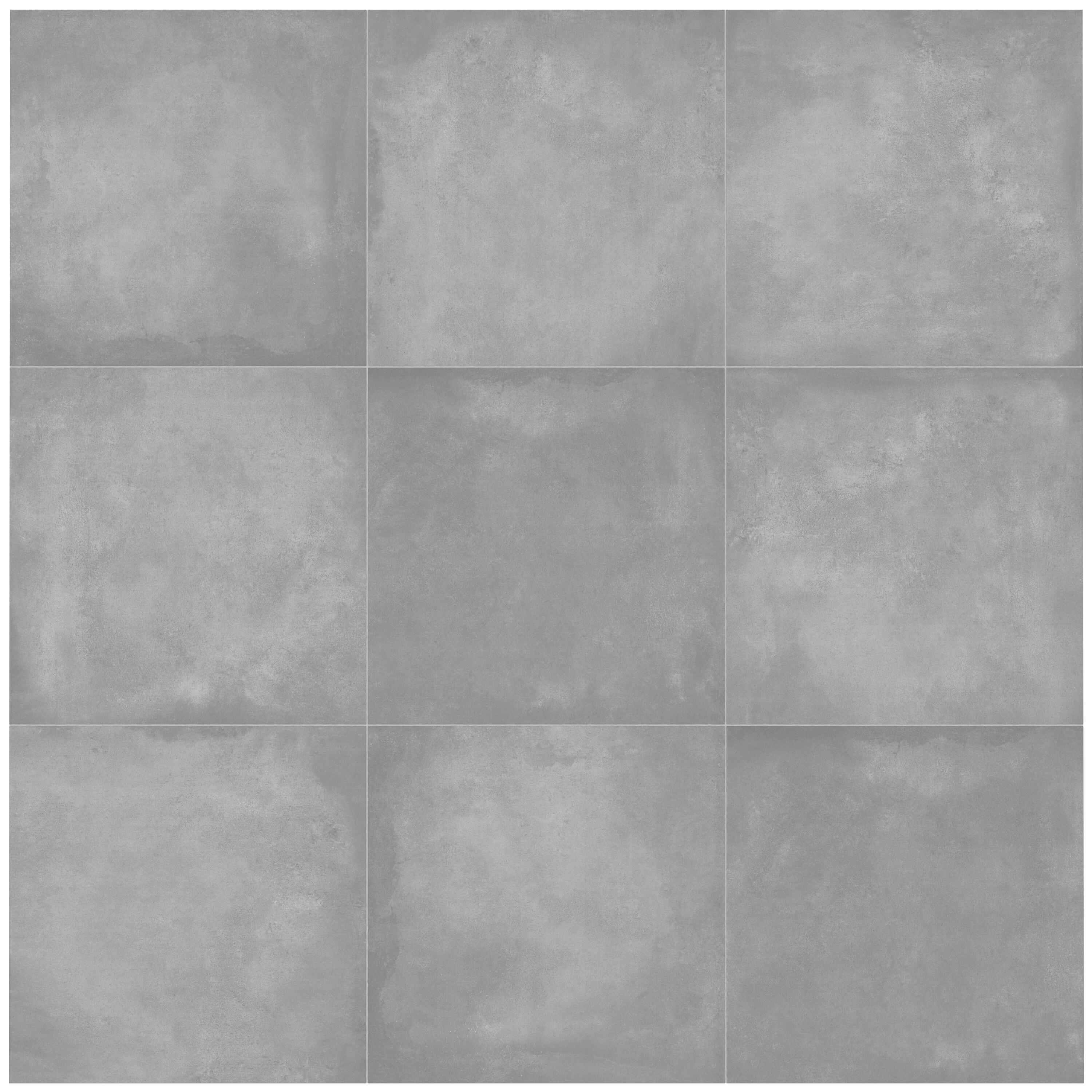 Carrelage mur intérieur /sol intérieur effet béton gris Craft l.61.5 x L.61.5 cm - 2