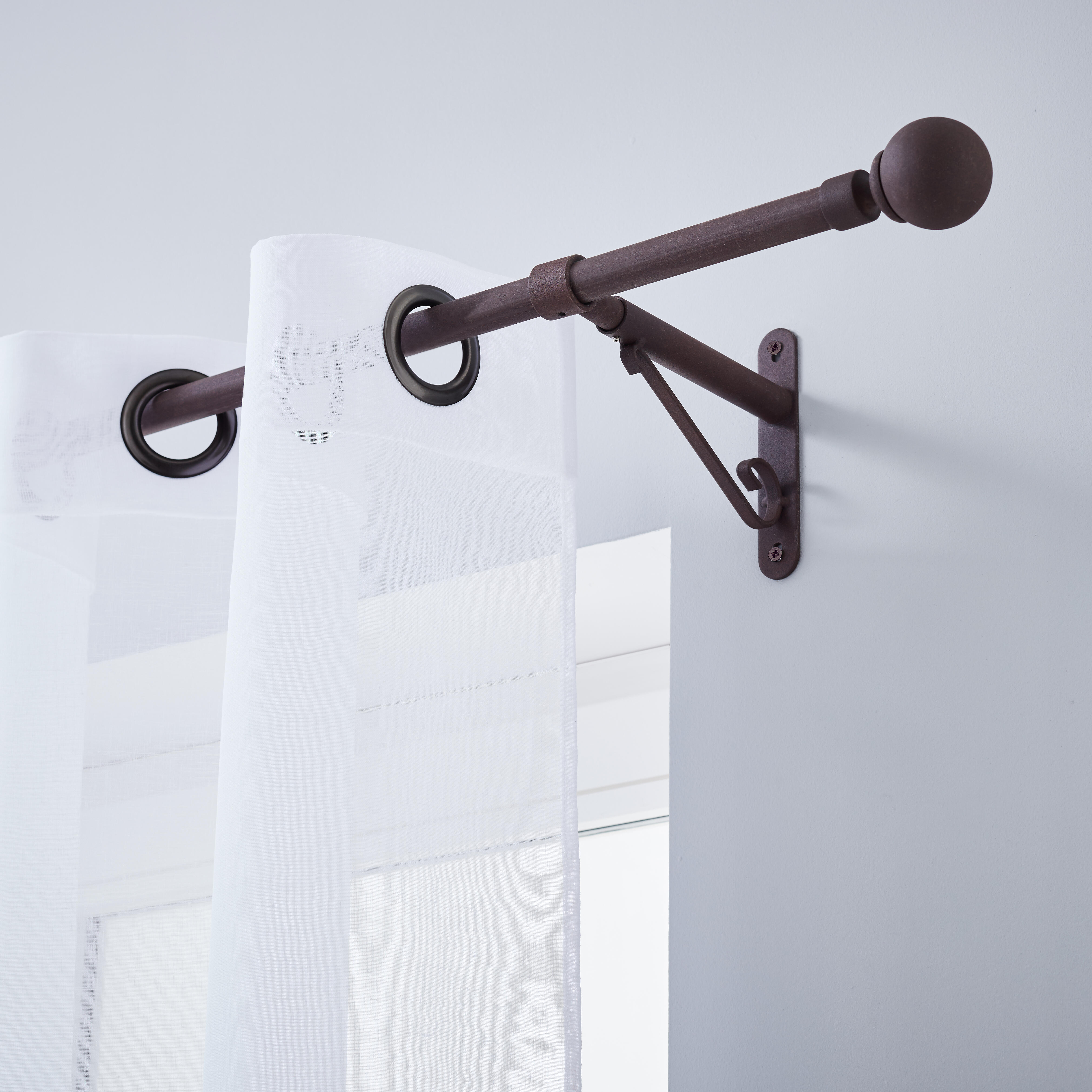 Voilage tamisant, Linette, blanc H.240 x l.145 cm - 5