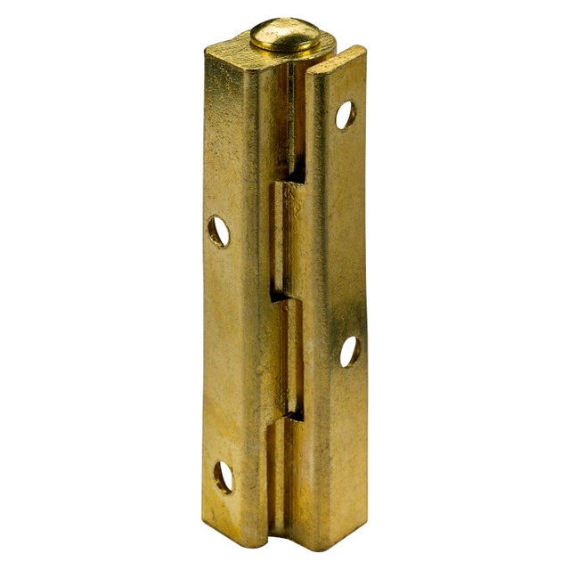 Lot de 2 charnières universelles acier pour meuble, L.50 x l.10 mm