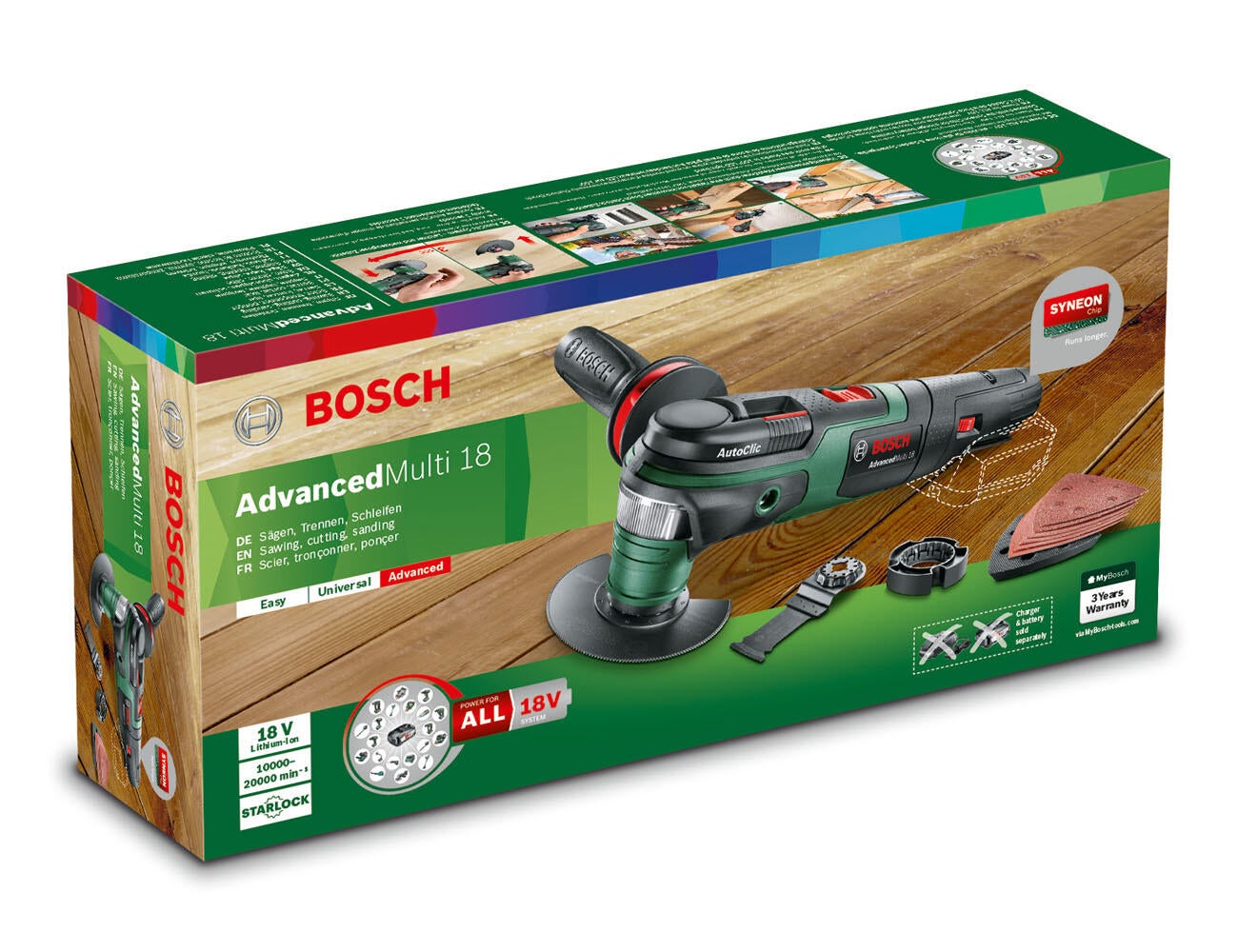 Multiherramienta BOSCH advancedmulti 18V s/b - 10