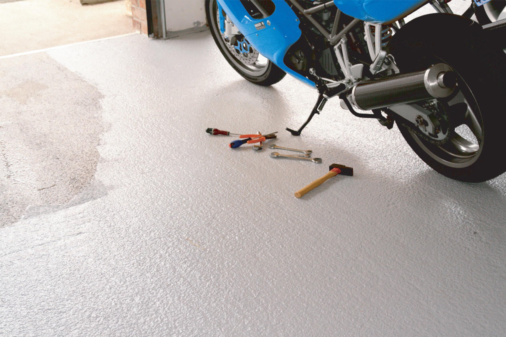 Peinture sol Antidérapante OXI, gris satiné, 0.5 l - 2