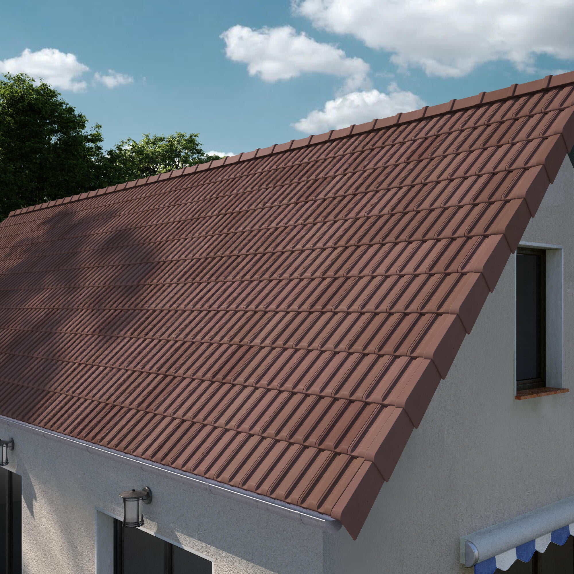 Tuile IMERYS TOITURE vieilli masse Pv13 - 2