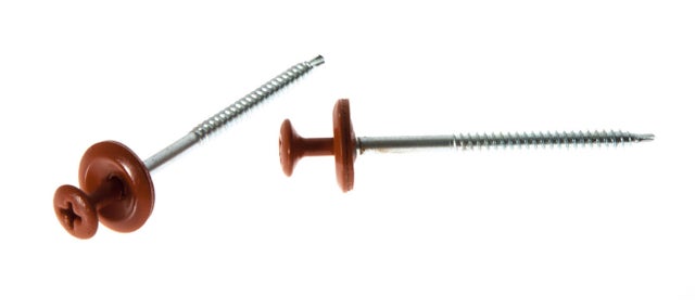 Lot de 100 vis de fixation Universelles rouge, L.6 cm