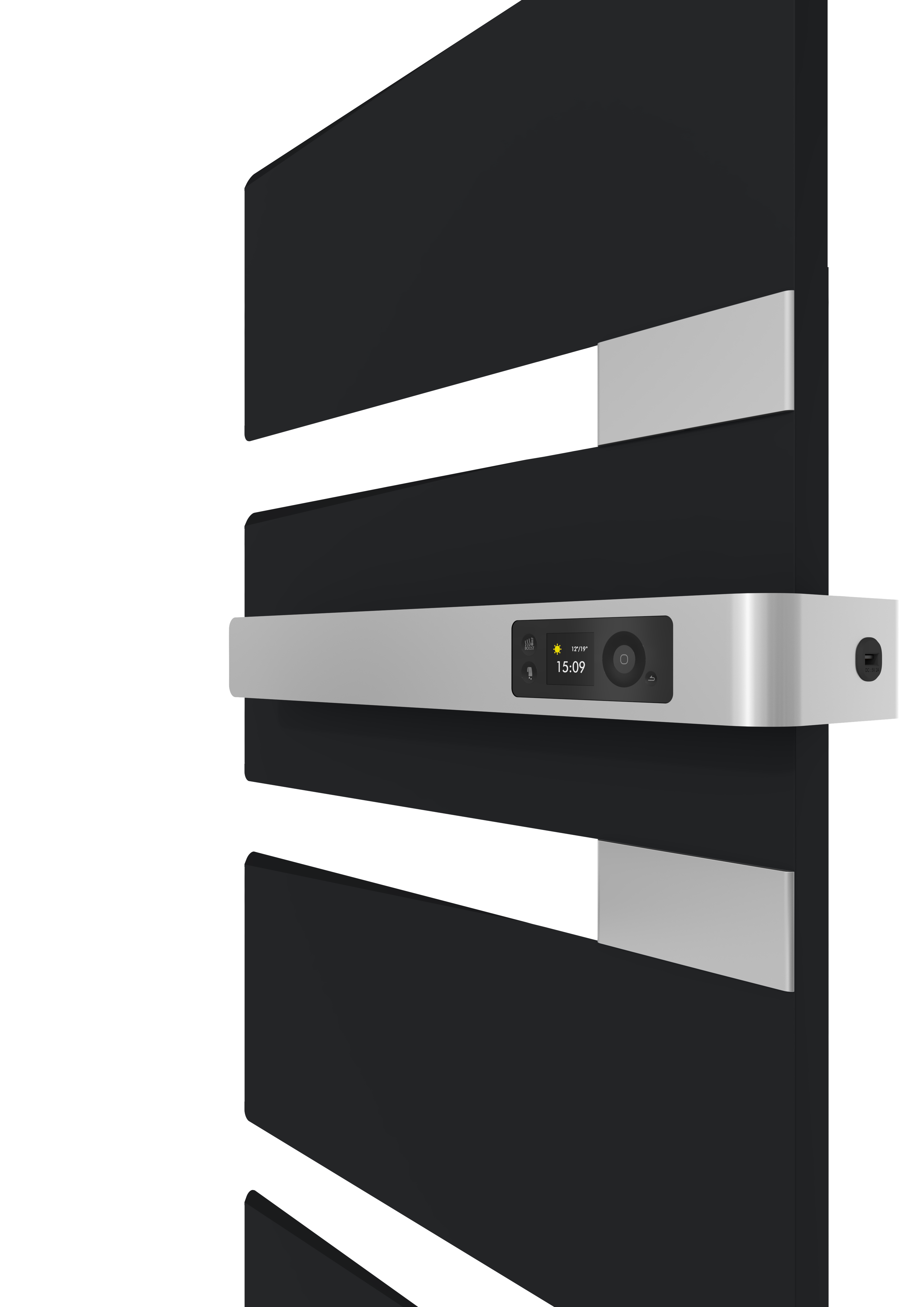 Sèche-serviettes électrique soufflant SAUTER 1750W, H.150 x l.58 cm Alutu music - 7