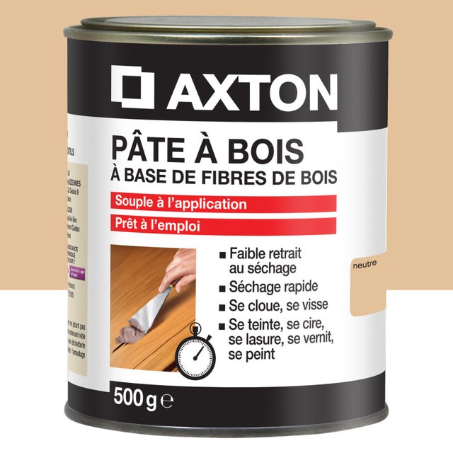 Pâte à bois , AXTON naturel 500 g