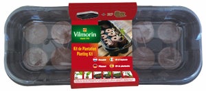 Kit de plantation : mini serre souple + 10 pastilles de fibre de coco VILMORIN