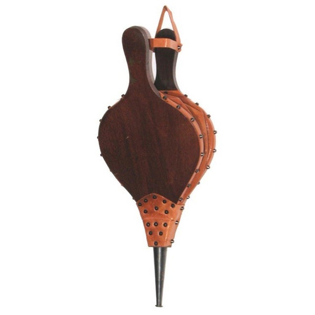 Soufflet bois LE MARQUIER Simple marron H.47 x l.16 cm