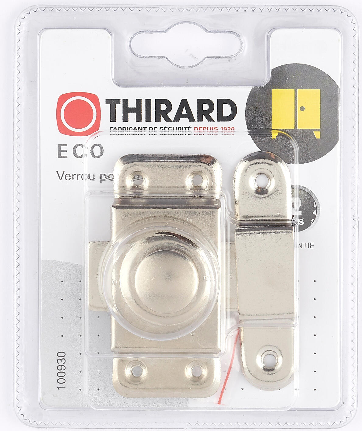 Loquet THIRARD, acier zingué gris - 3
