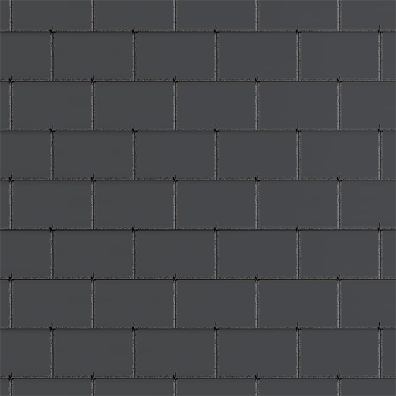 Ardoise lisse fibrociment Kergoat gris anthracite, 40x24 cm