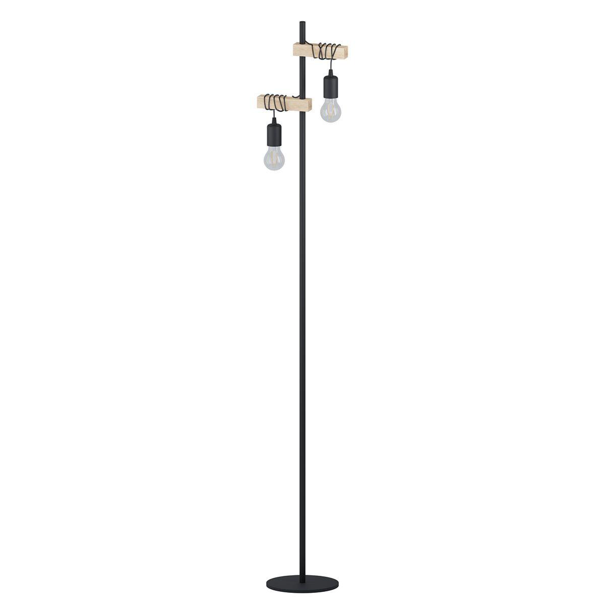 Lampadaire Townshend, bois, noir,  H.166.5 cm, E27 - 7