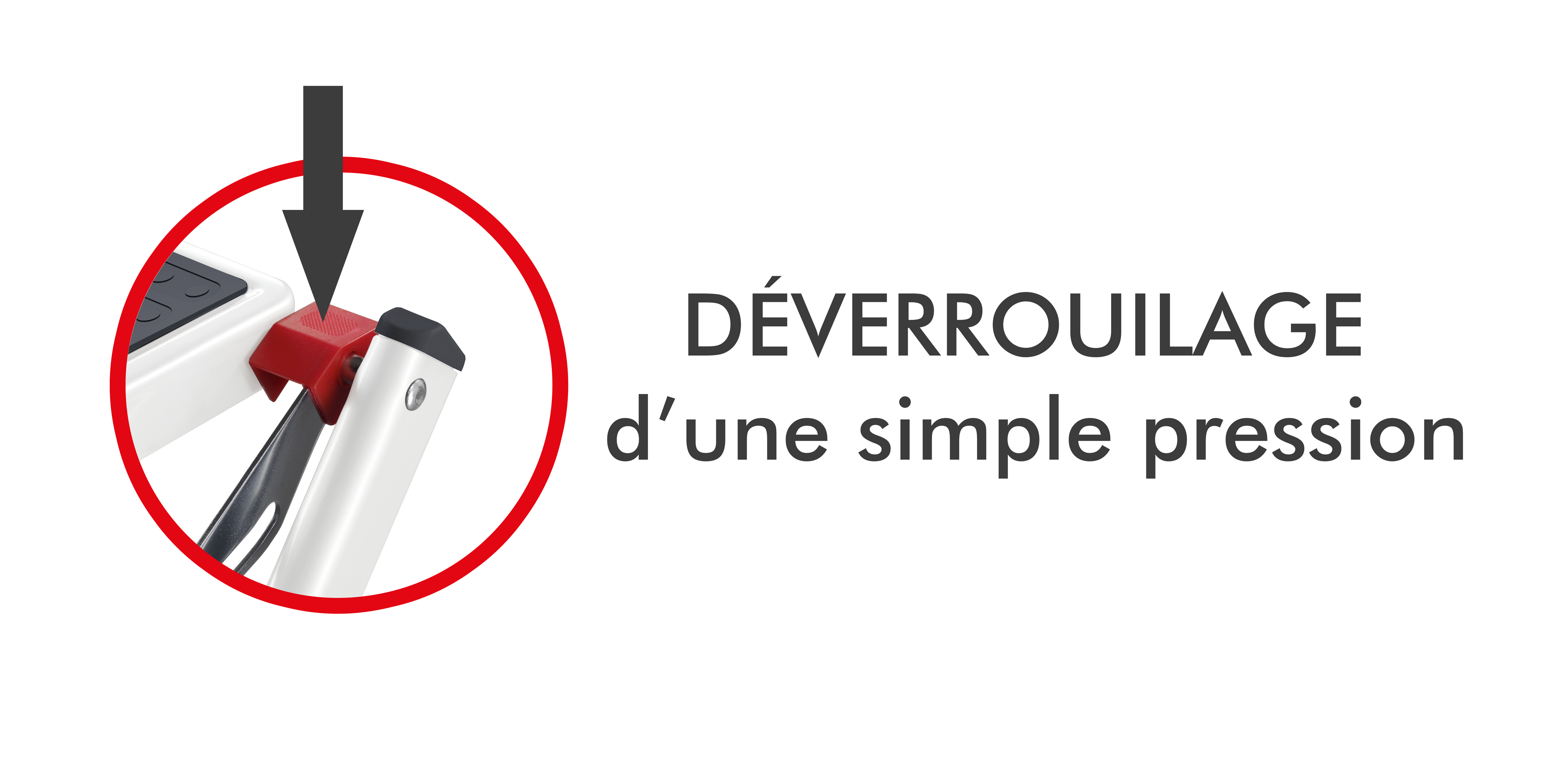 Marchepied HAILO Mini 2 marches larges pliable compact antidérapant en acier - 7