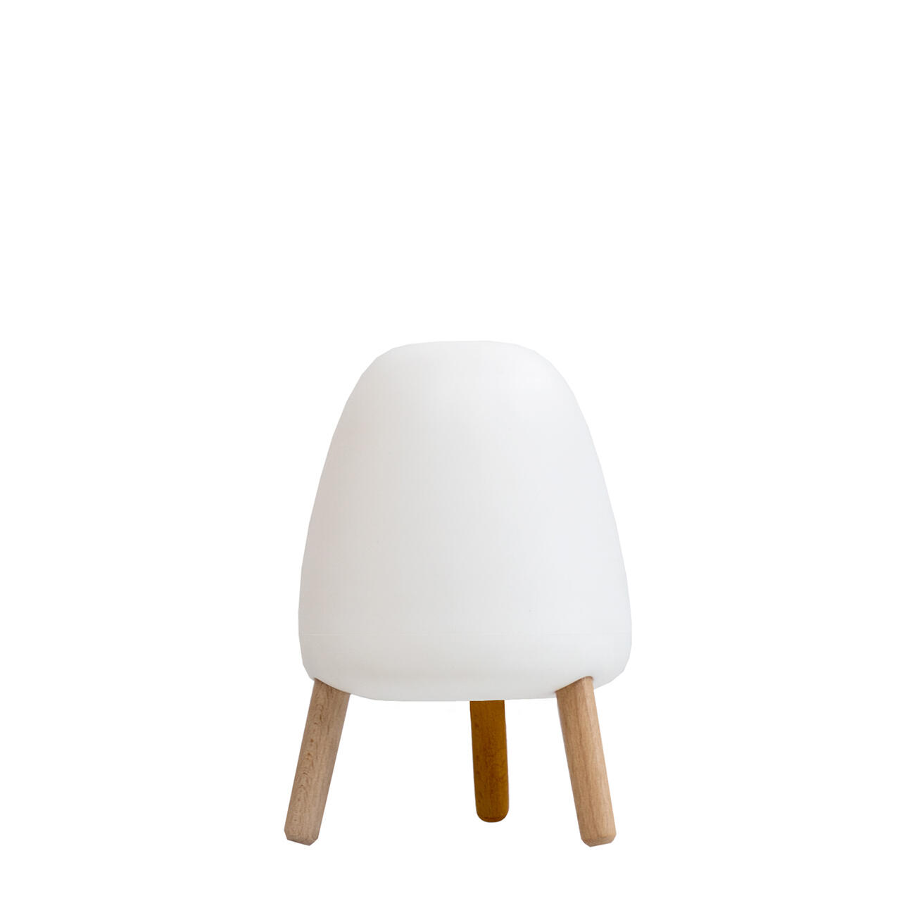 Lampe d'extérieur rechargeable Usb rocket 20cm 11 Lumen blanc / bois NEWGARDEN - 4