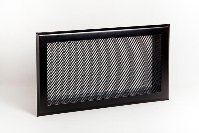 Grille de convection acier laqué époxy DEVAUX, l.34.5 cm x H.19.5 cm