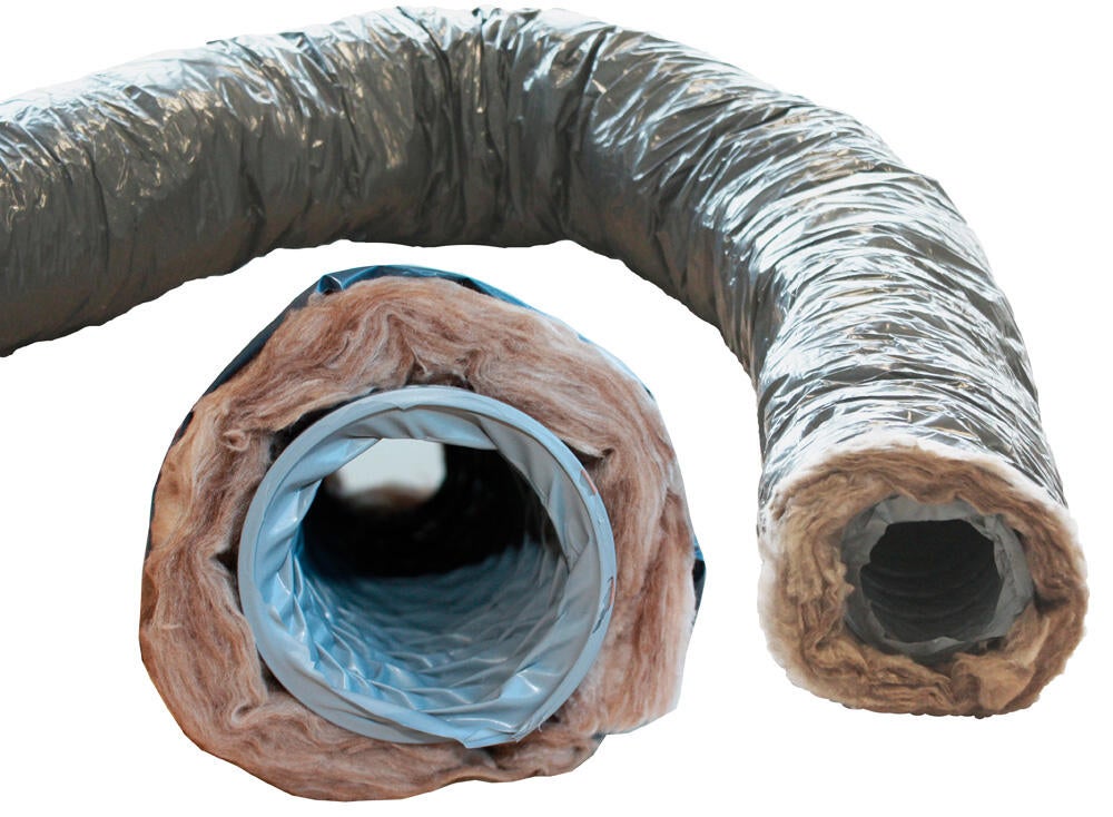 Conduit souple isolé pvc / laine de verre EQUATION, Diam.160, L.3 m - 2