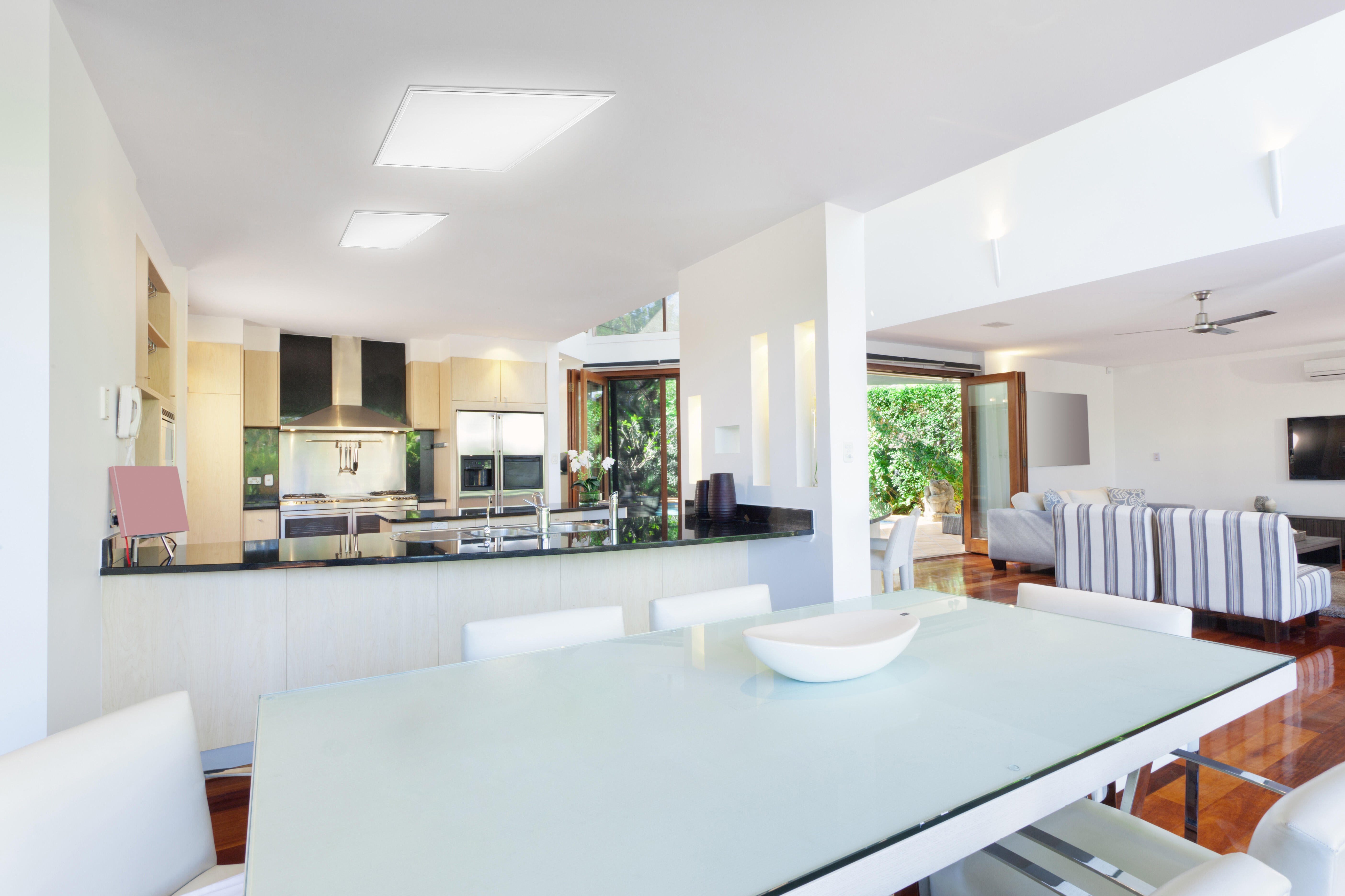 Pannello LED smart Salobrena connect bianco 30x30 cmrgbw ad intensità regolabile 1900 LUMEN, EGLO - 3