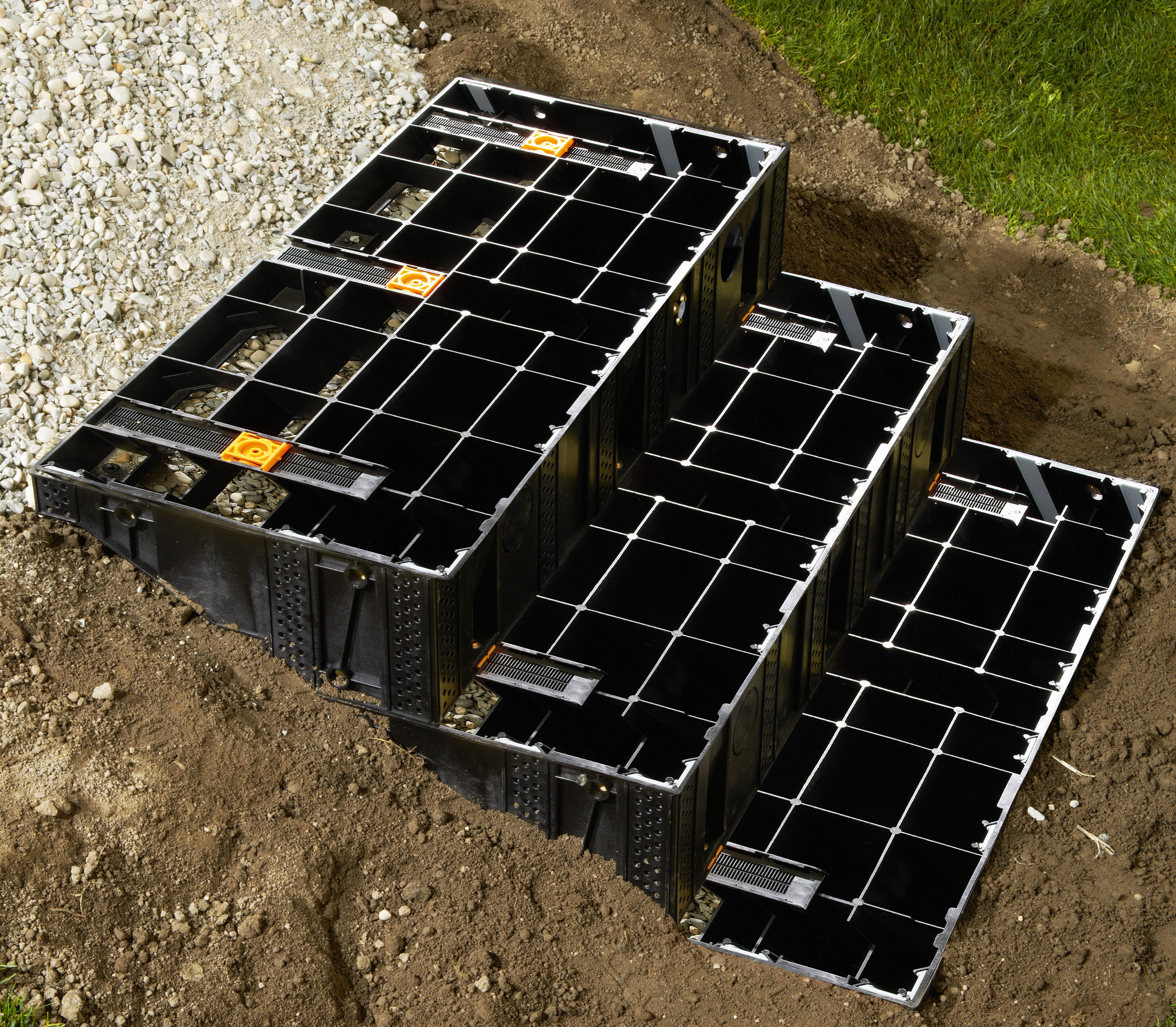 Marche d'escalier MODULESCA® 100% Recyclée, H.170 mm - 3