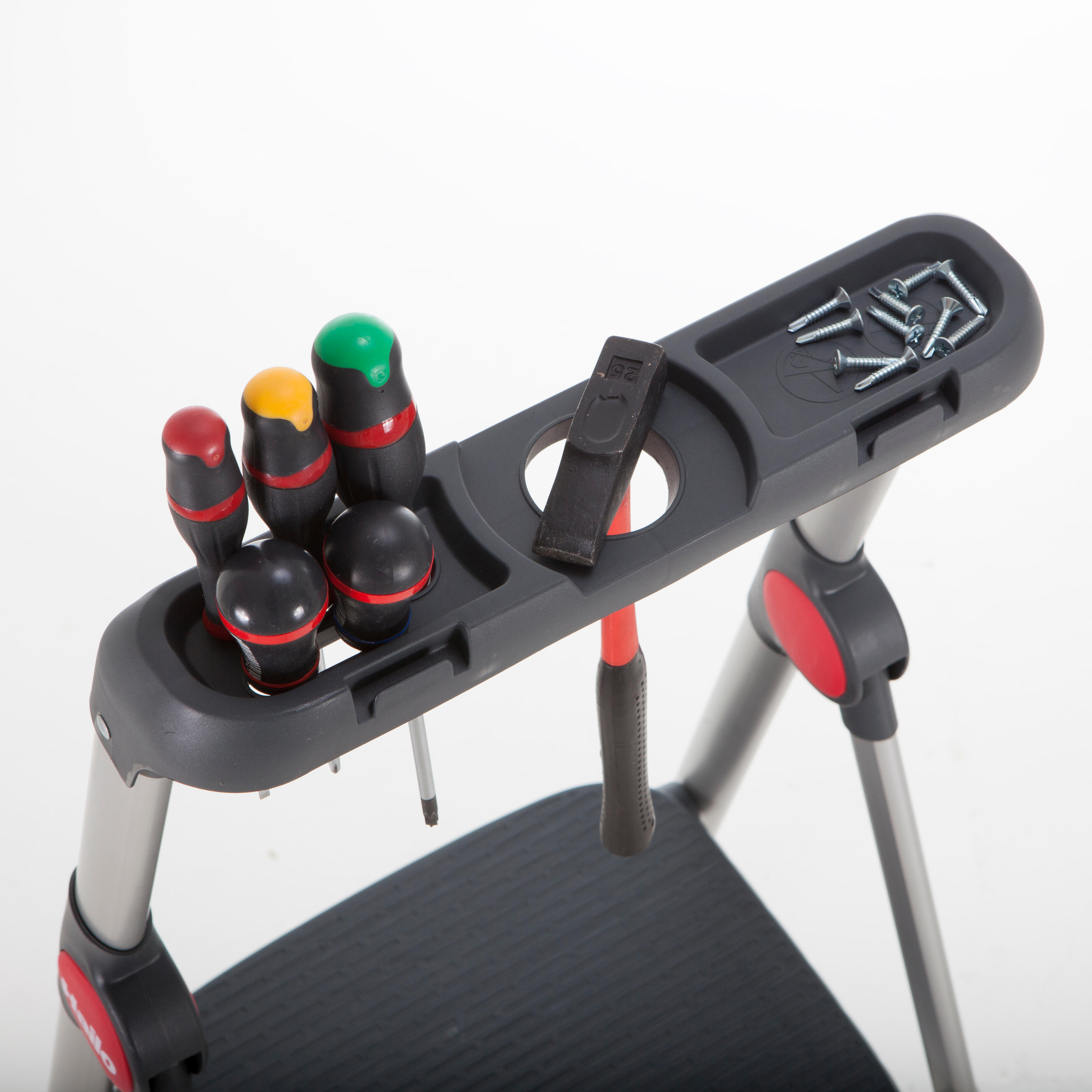 Escabeau aluminium HAILO 3 marches - 10