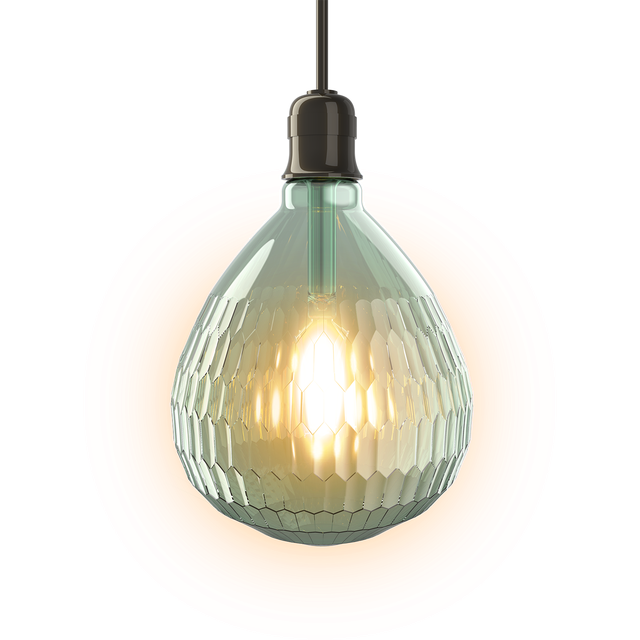 Lâmpada led decorativa E27 ART decorativa 340 Lm 2200K verde
