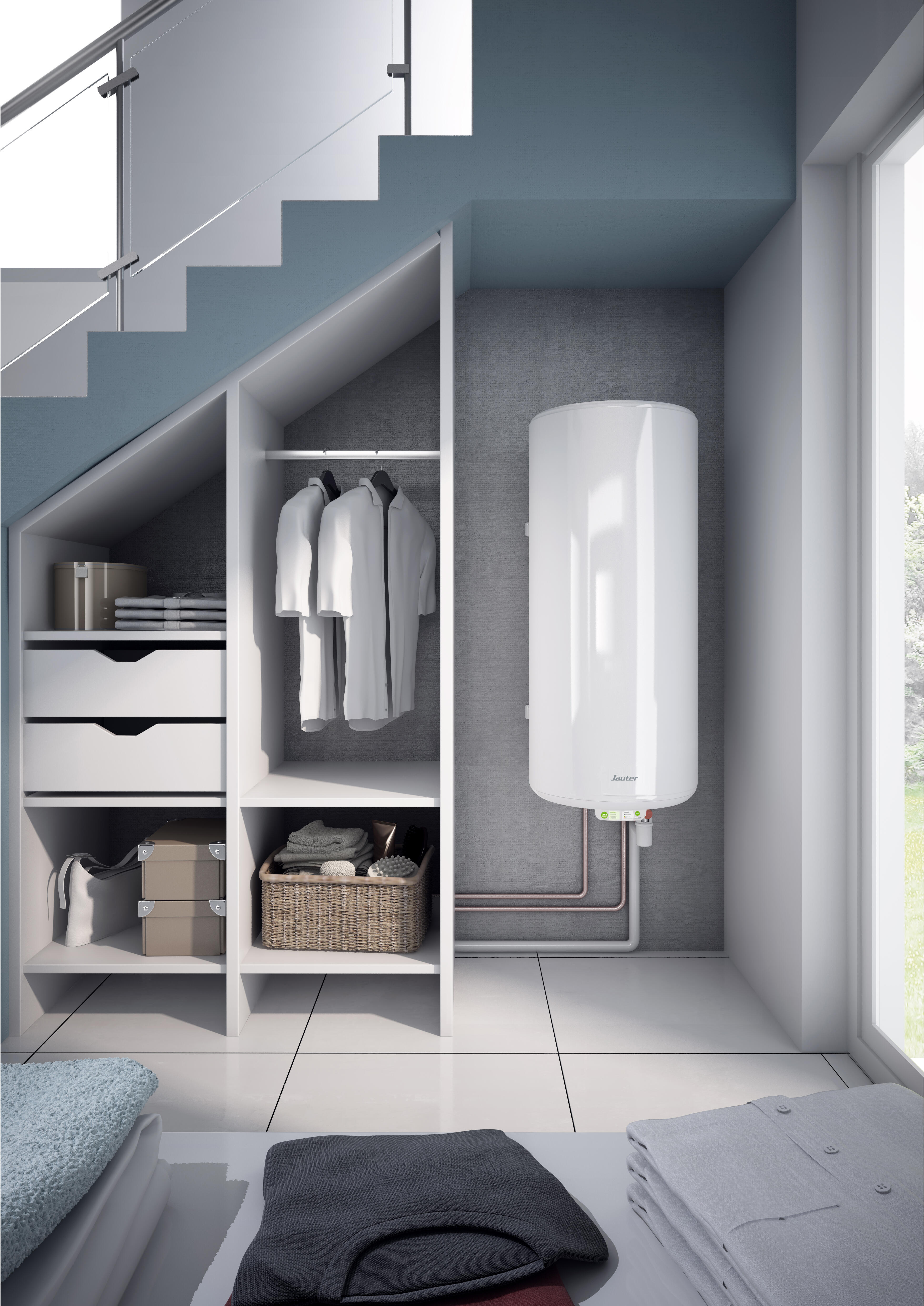 Chauffe-eau électrique vertical mural SAUTER Essentiel, 200 l - 3