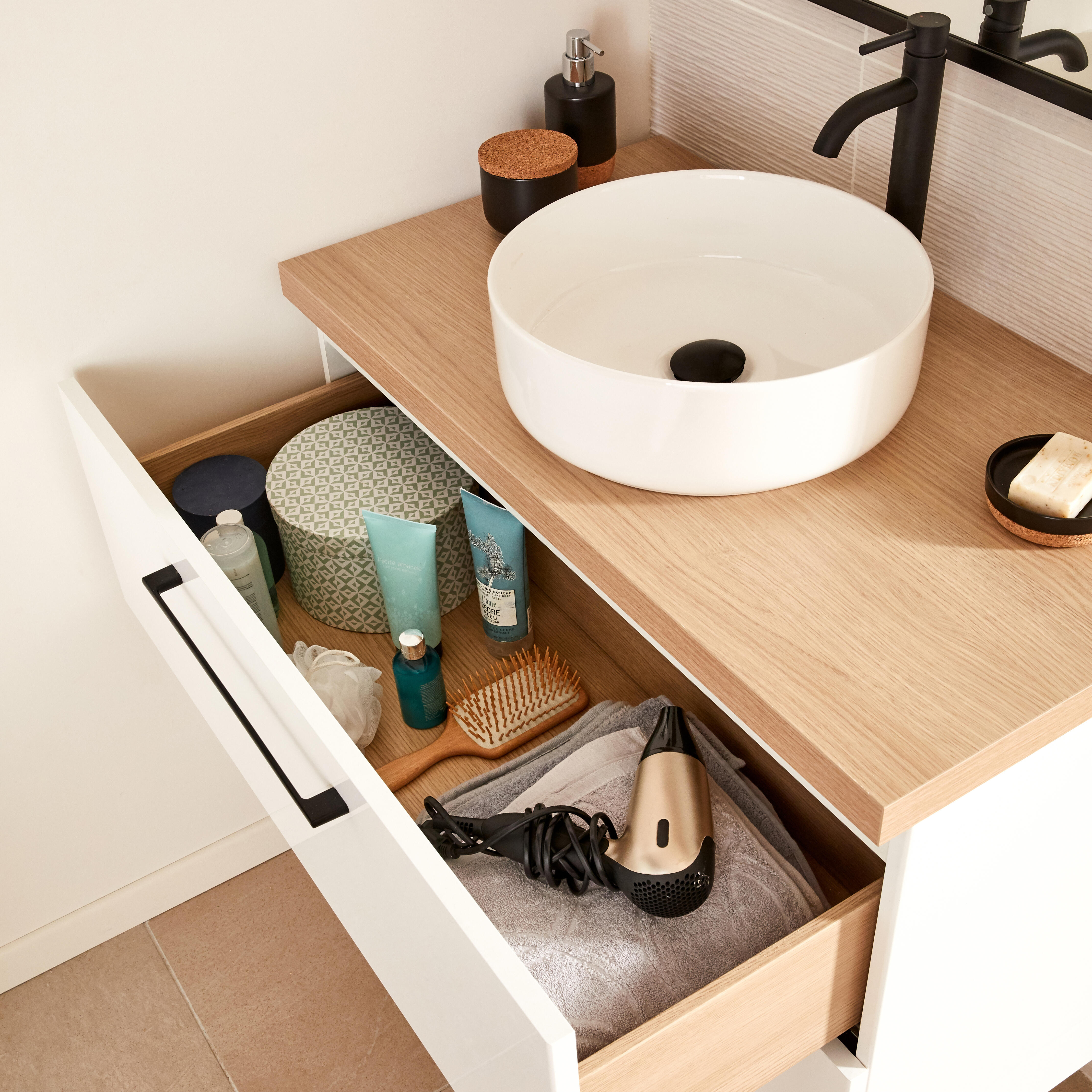 Distributeur de savon céramique noir Odemira BOX & BEYOND - 5