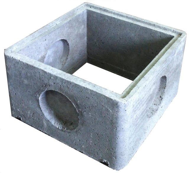 Rehausse de regard Béton, 59x59x34 cm