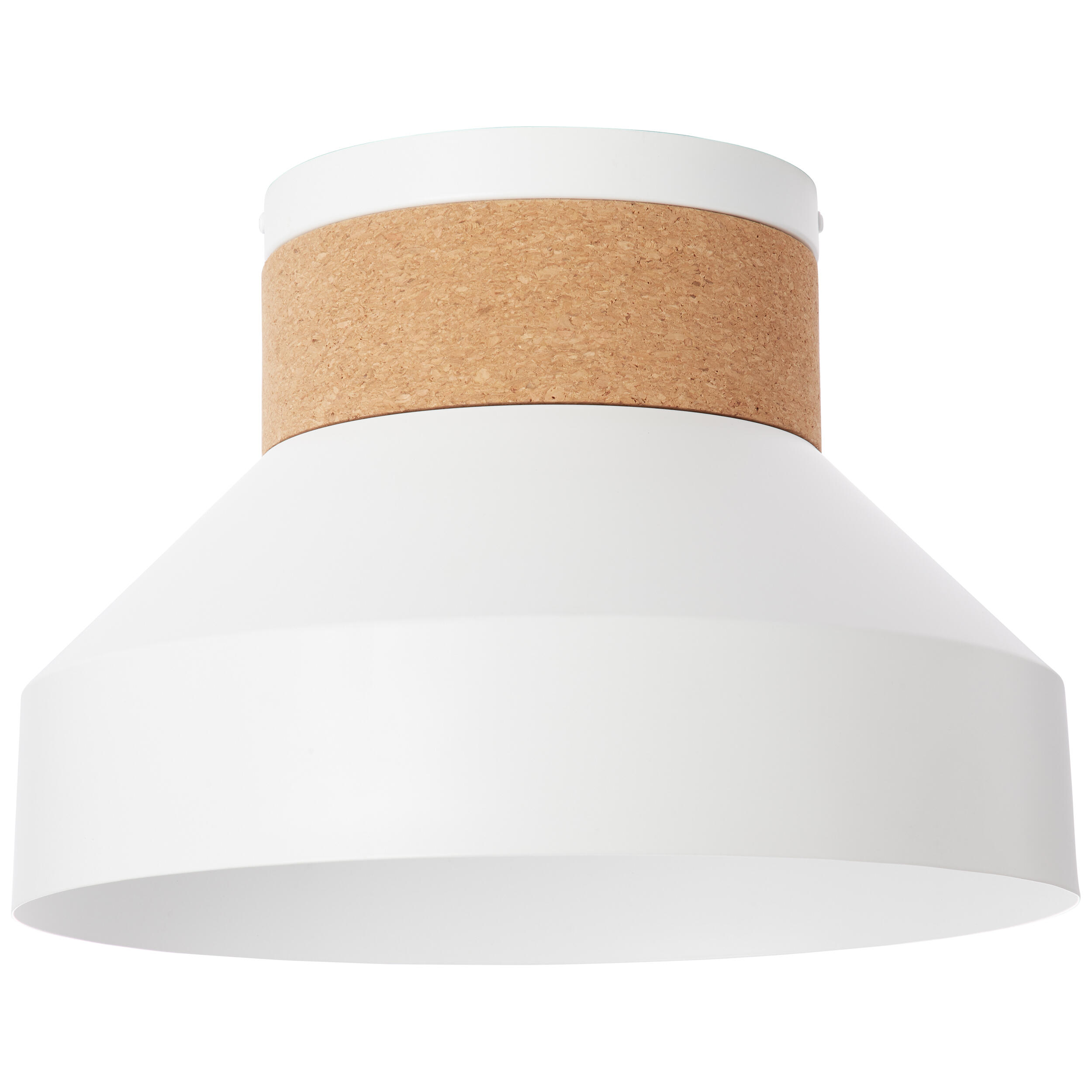 Plafonnier, scandinave métal blanc mat e27 BRILLIANT MOKA D.36 cm - 3