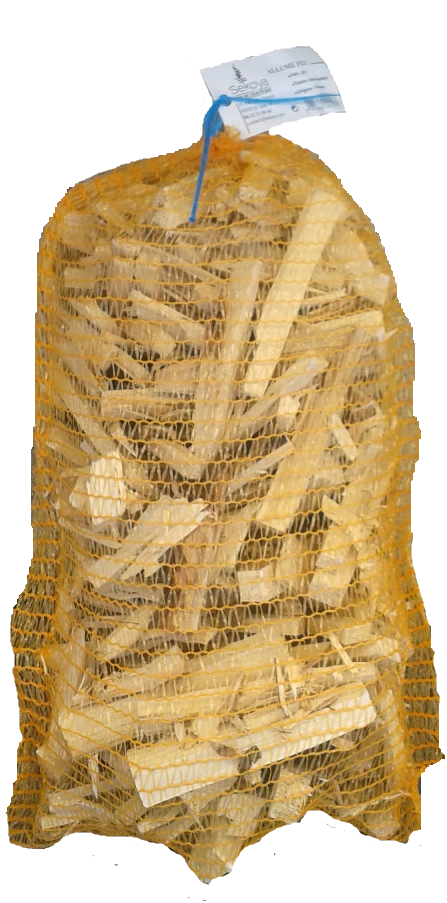 Buchettes allume feu L.15 cm, filet 20 l