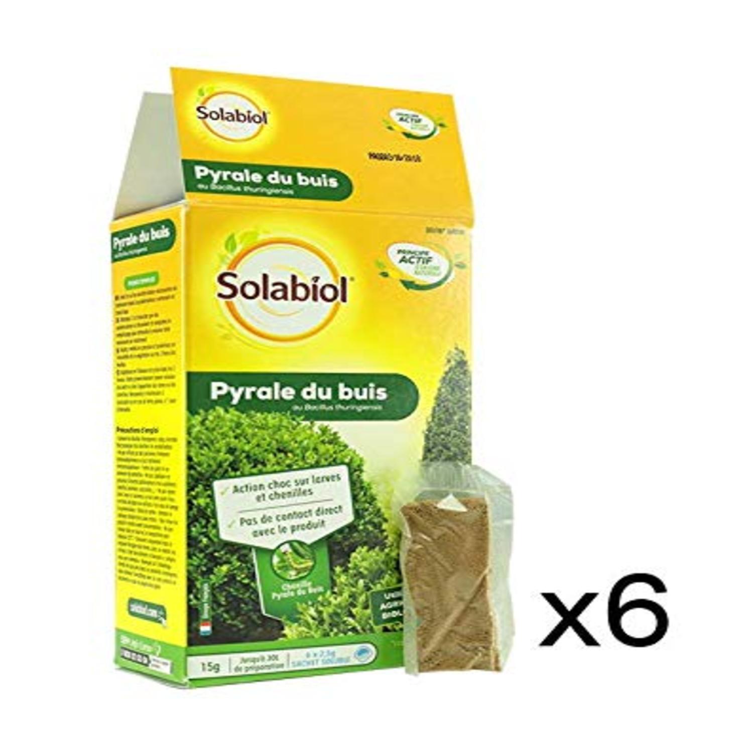 Traitement des insectes pyrale du buis SOLABIOL , pourhaie, 15g - 2