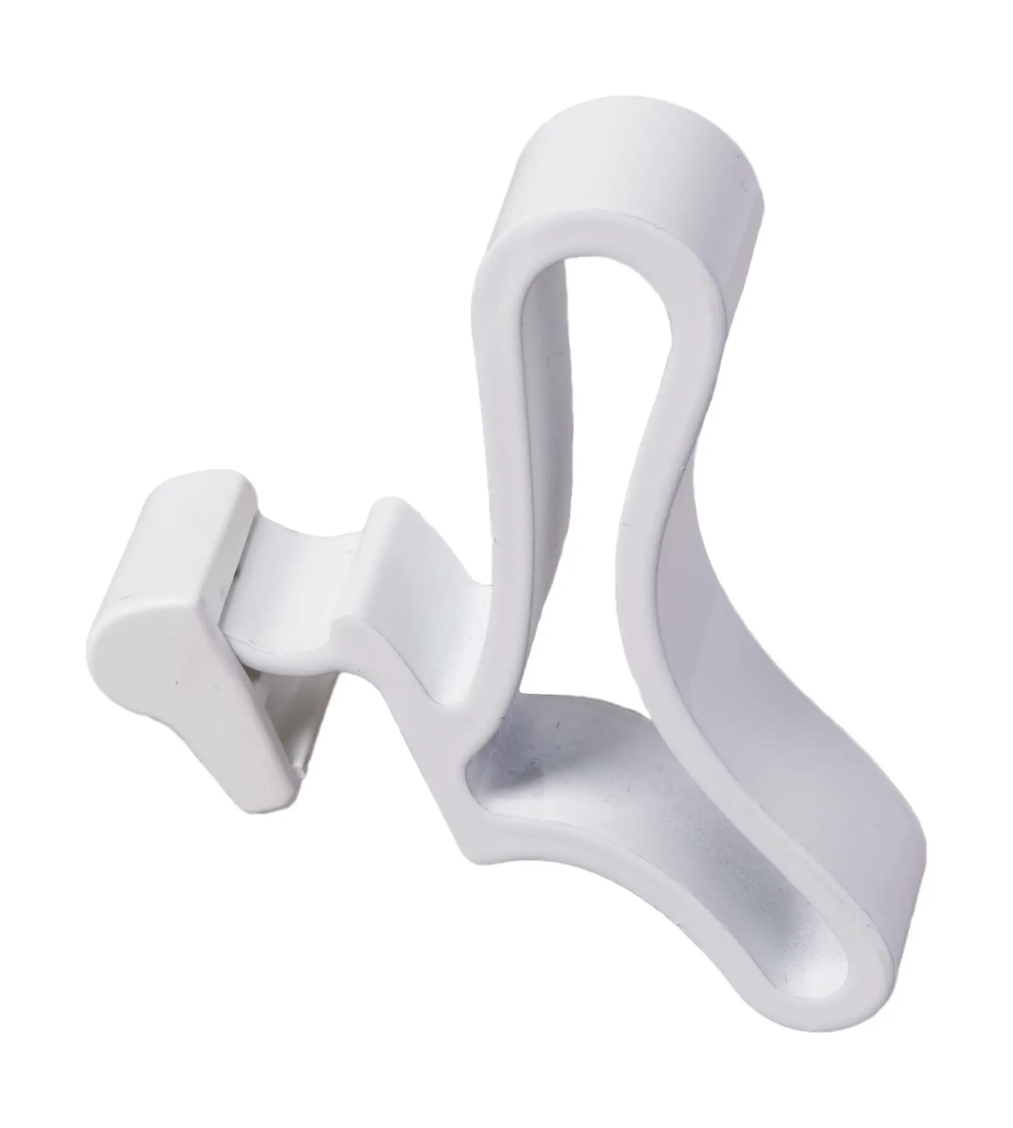 Patère courbe SAUTER pour sèche-serviettes à lames plates blanc - 5