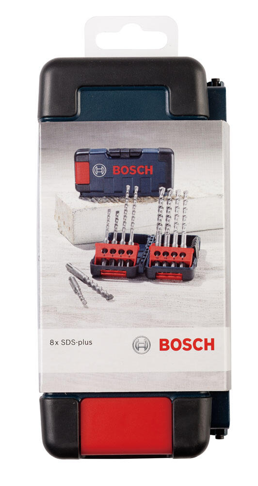 Lot de 8 forets SDS Plus à béton, Diam.5-6-8-10 mm, BOSCH - 2