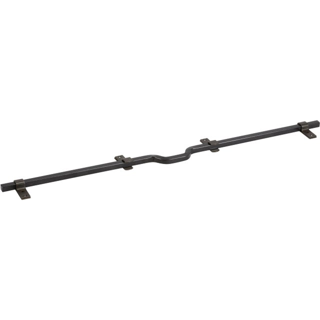 Barre de sécurité pour volets en acier noir, L.98 cm AFBAT