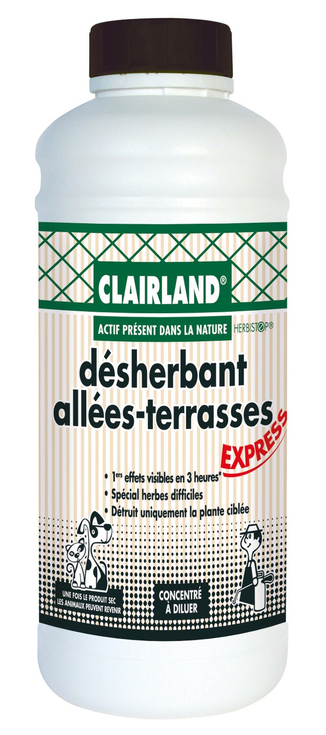 Désherbant allées et terrasses CLAIRLAND 0,91 L