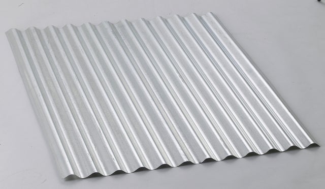 Plaque de couverture, ondulé , gris, l.90 x L.250 cm, H.18 mm, Ep.0.5 mm