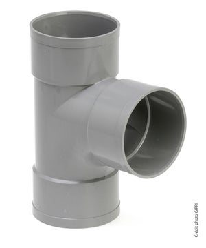 Adaptateur De Vidange Double Pour Machine à Laver/lave-vaisselle - Type T, Pour Tuyaux De 20 à 31 Mm - Avec 3 Anneaux De Fixation