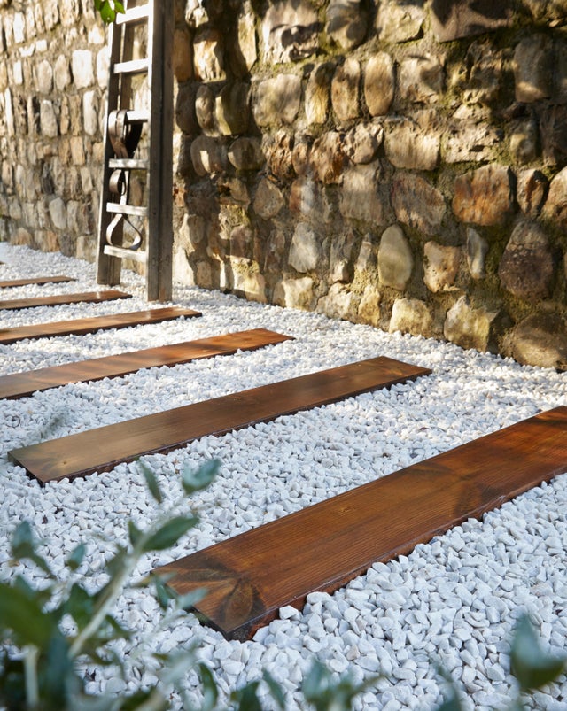 Traverse droite Kuhmo bois marron, H.19.5 x L.120 cm