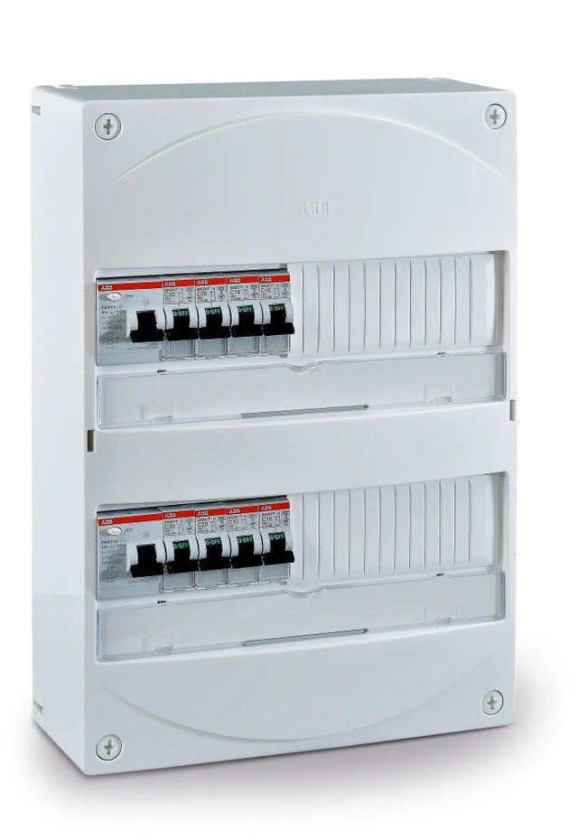 Tableau électrique équipé et précâblé ABB 2 rangées 26 modules