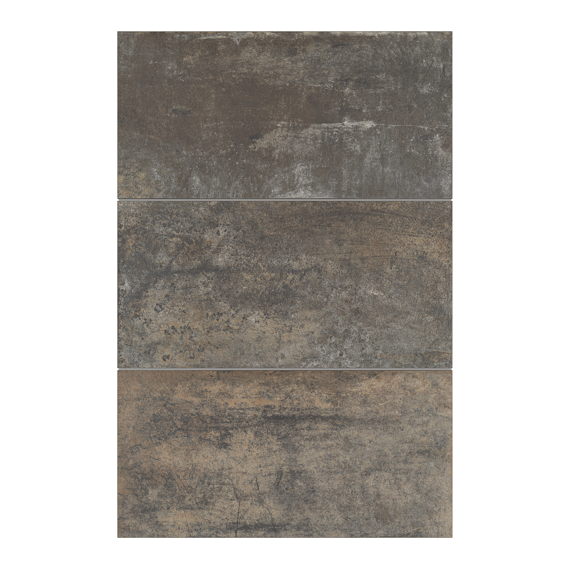 Carrelage mur intérieur / sol intérieur effet métal rouille Oxy l.30.5 x L.61 cm - 3