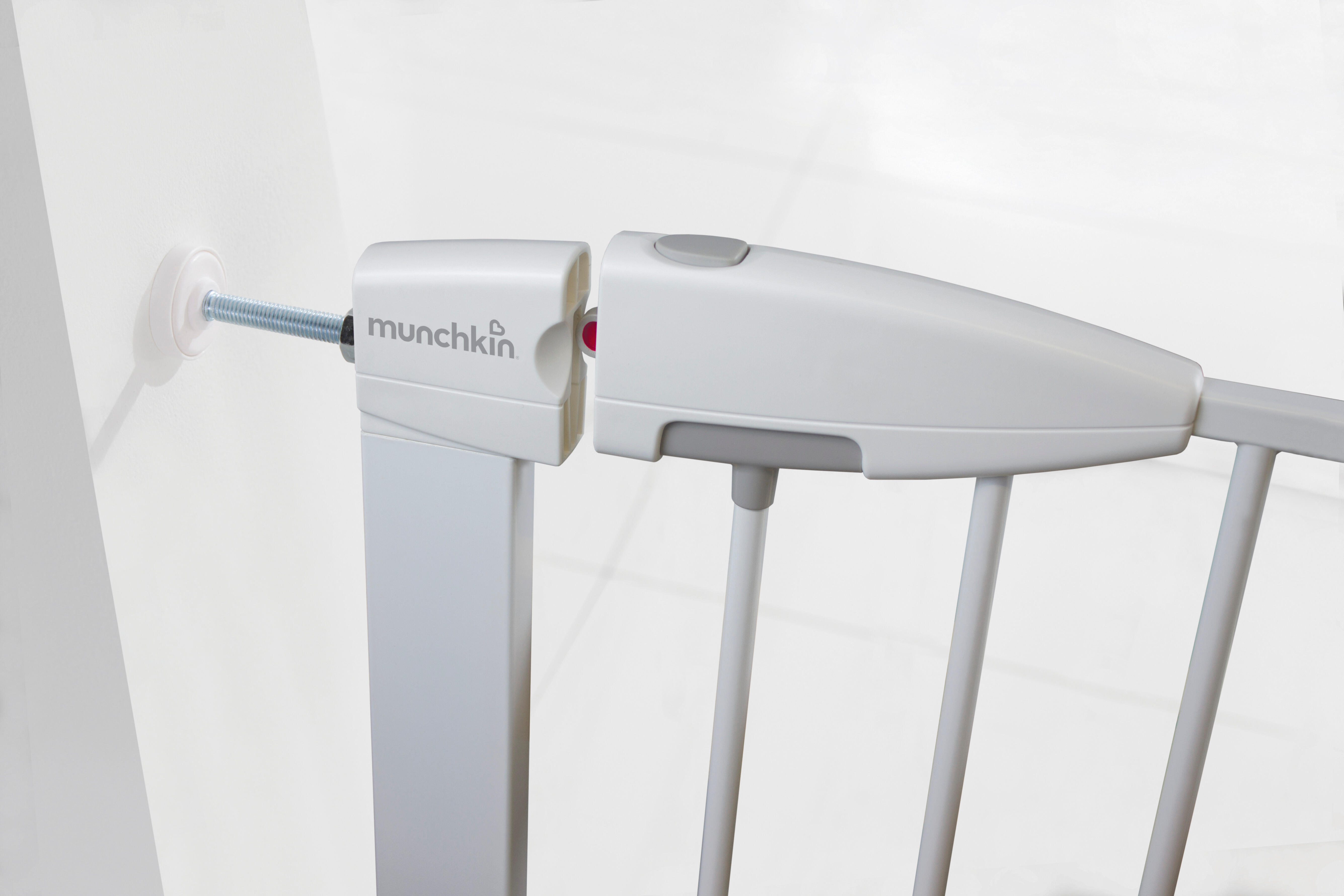 Barrière de sécurité enfant blanc pivotante semi-auto, L.73-79cm, MUNCHKIN - 3