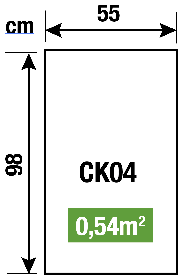 VELUX 55 x 98 Confort WhiteFinish bois blanc à rotation GGL CK04 - 10