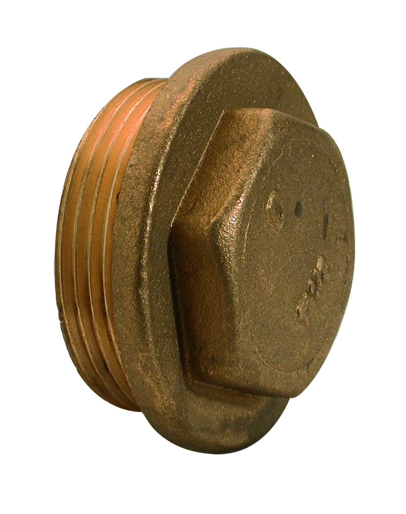 4 Tappi Filettati Maschio 3/4 In Ottone Con Rondelle Gomma