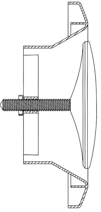 Bouche d'extraction pvc S&P, Diam.100/100 mm Ber 100 p - 6