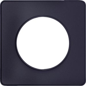 Plaque simple Odace Touch, SCHNEIDER ELECTRIC, anthracite liseré anthracite