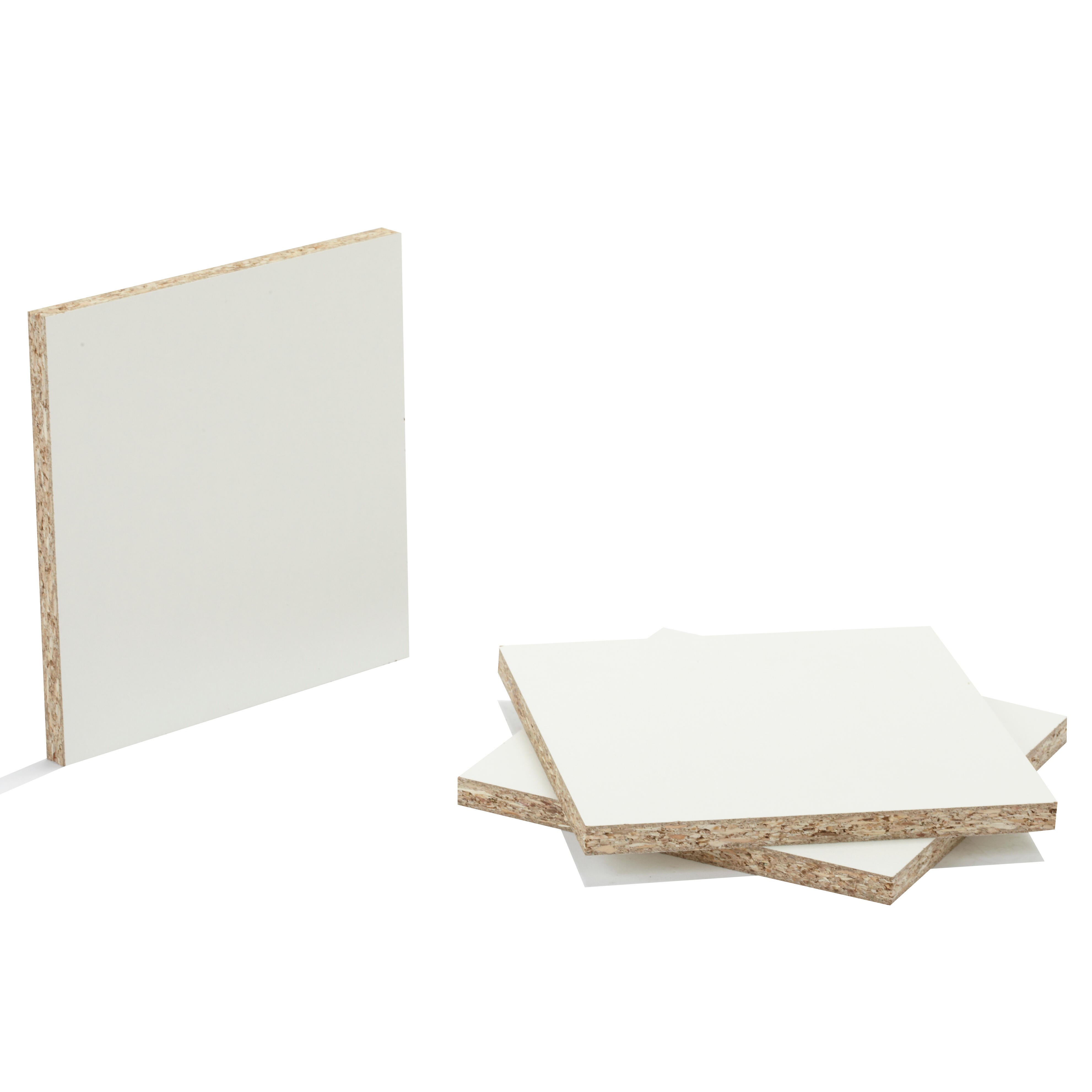 Panneau aggloméré blanc, Ep.18 mm x L.250 x l.125 cm - 3