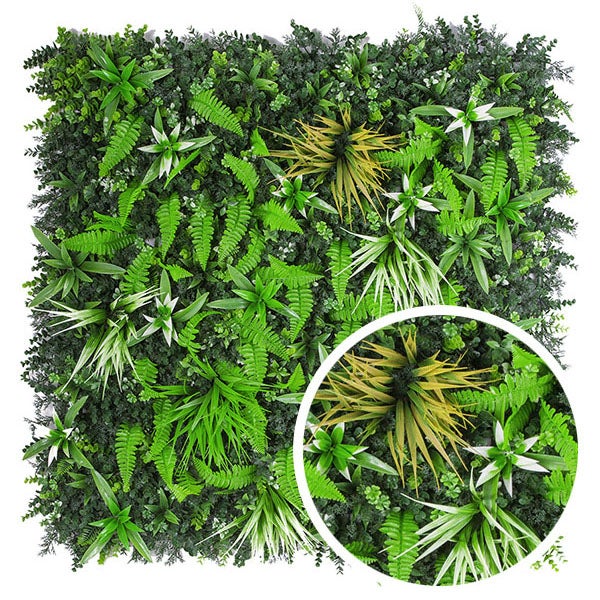 Mur végétal artificiel savane, H.1 x L.1 m, FRANCE GREEN