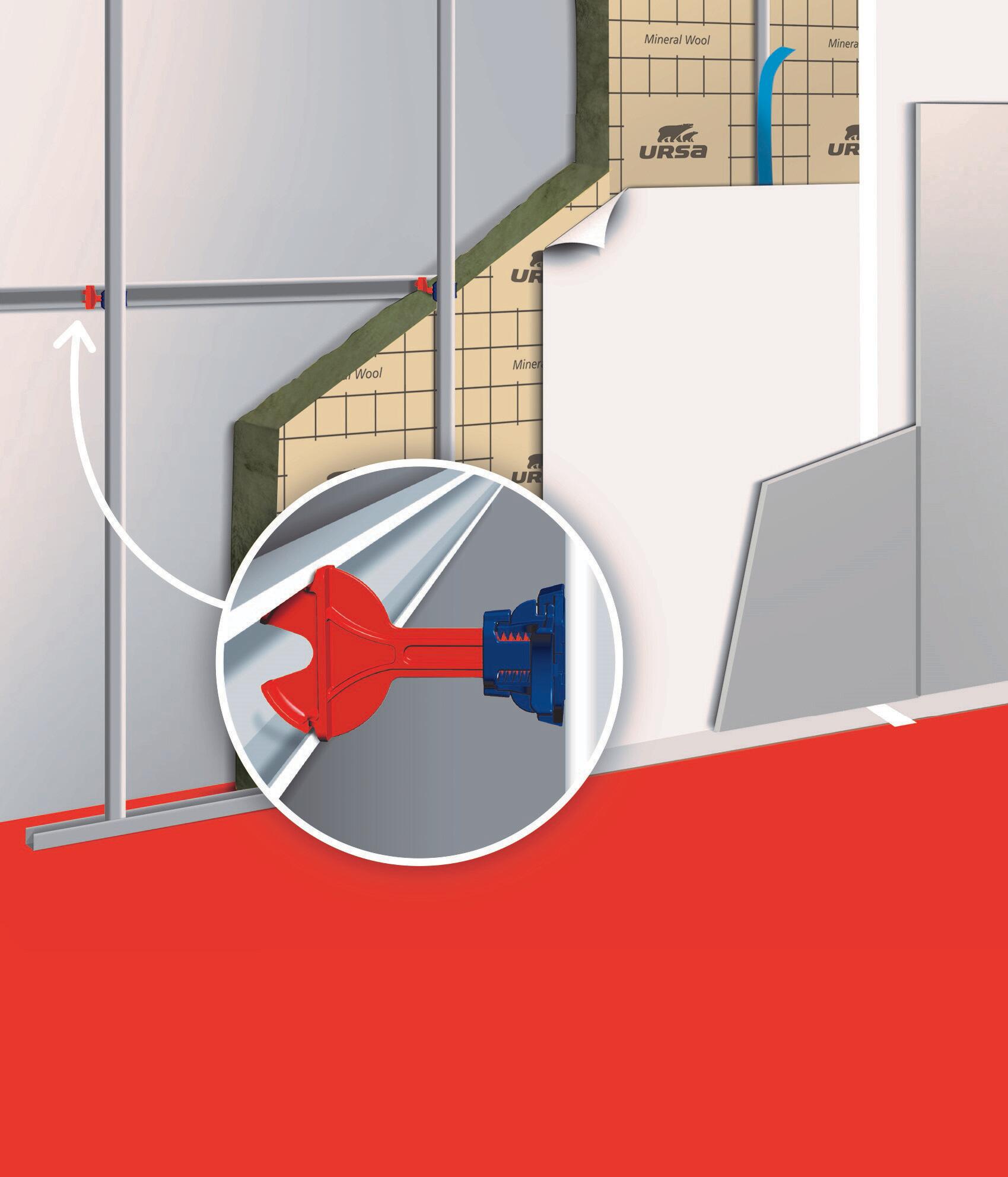 Lot de 50 appuis Ursafix, URSA, RT100 - 2