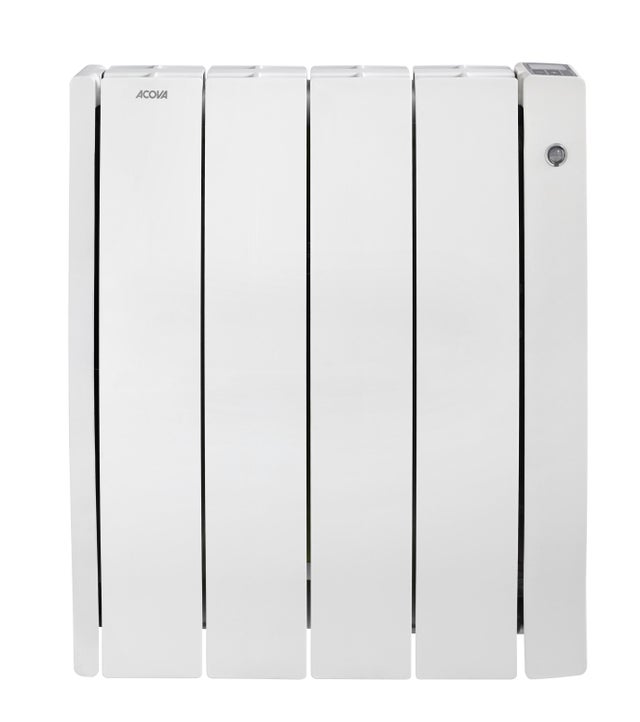 Radiateur électrique à inertie sèche 1000 W ACOVA Taffetas 2 connecté blanc