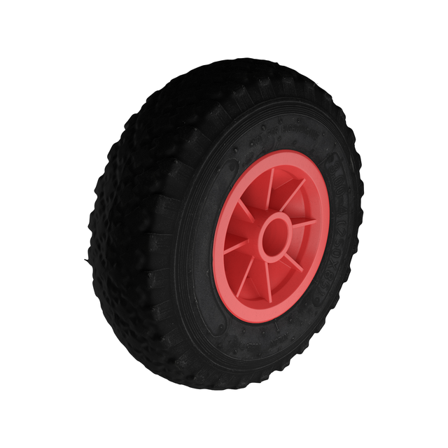 Roda para exterior PNEUMÁTICA 260MM 150KG PRETA