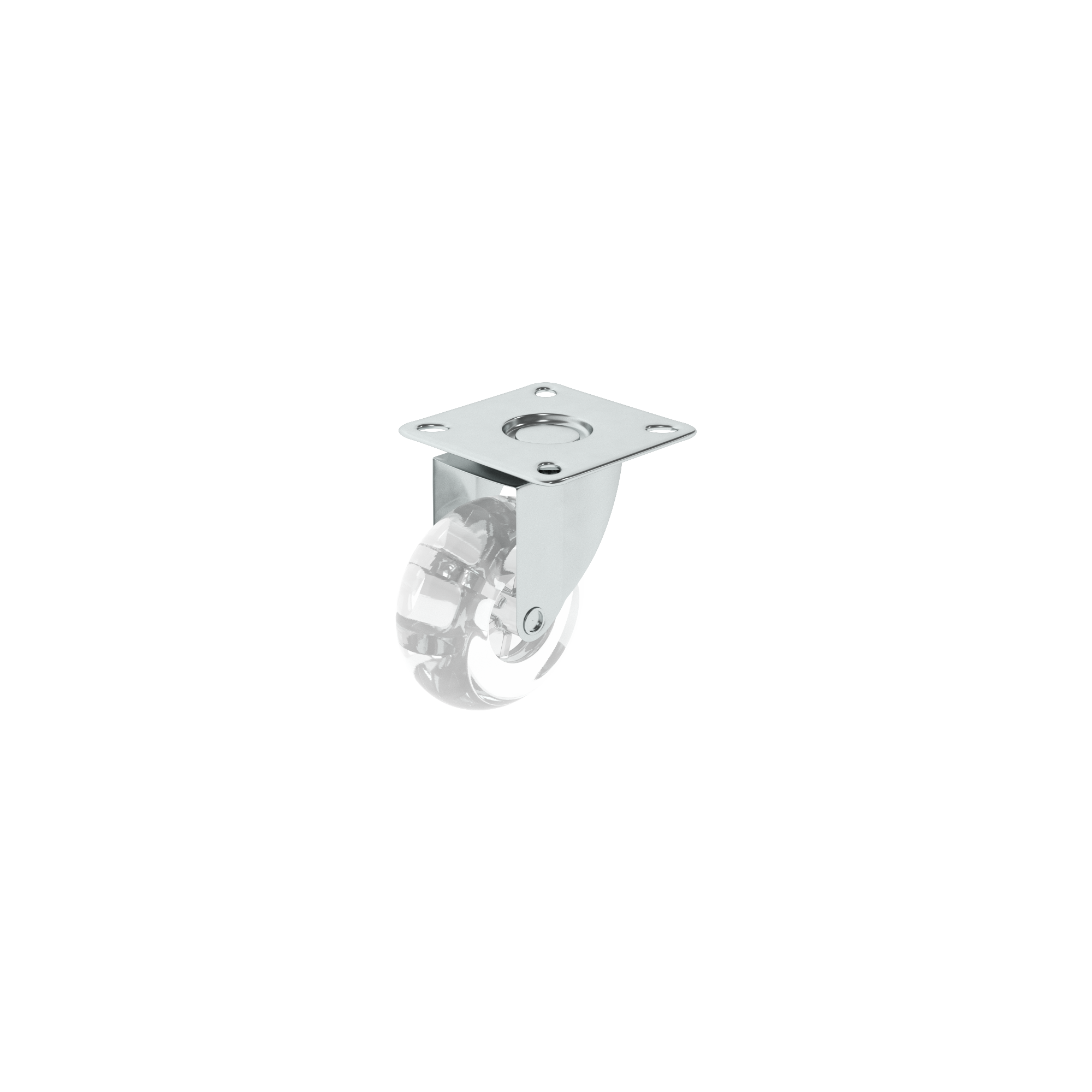 Roda interior sem travão STANDERS 360º 50MM 30KG ANTIDESLIZANTE - 2