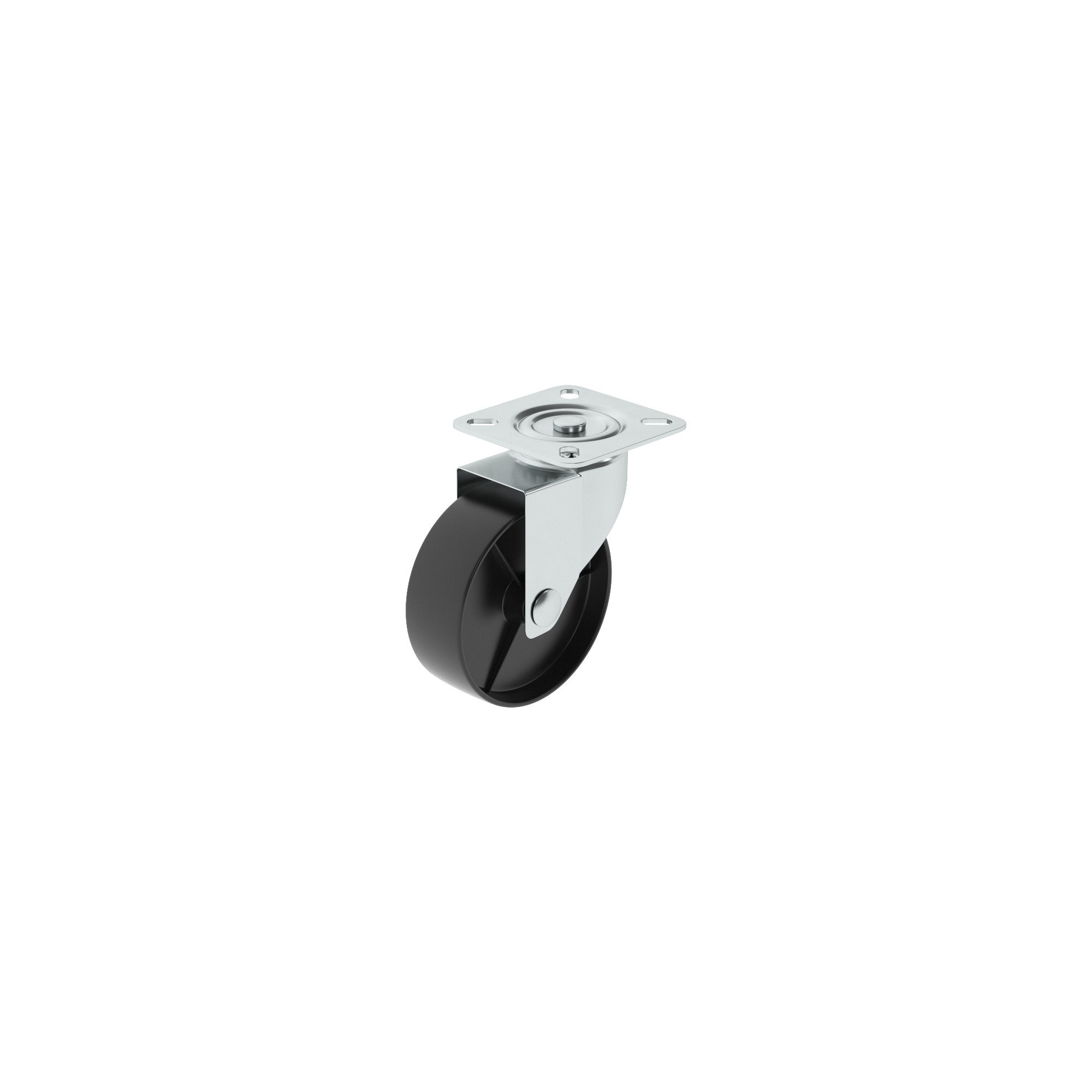 Roda interior sem travão STANDERS 360º 50MM 35KG PRETO ANTIDESLIZANTE - 10