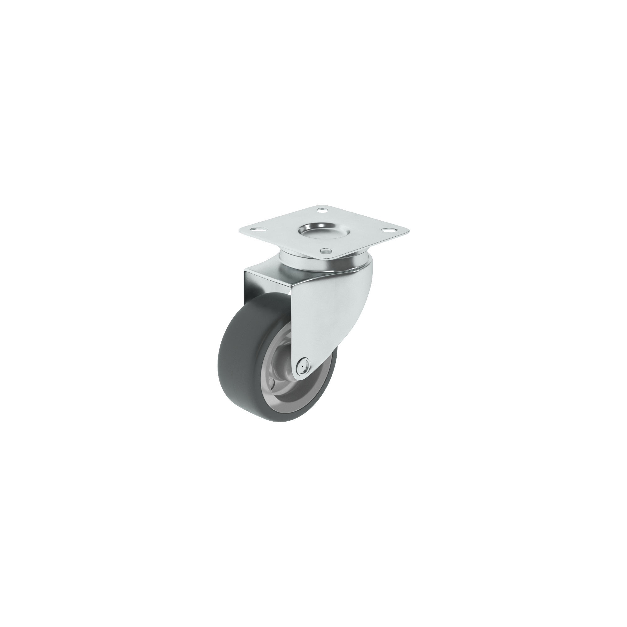 4 rodas interior STANDERS 360º D50MM 40KG CINZA - 3